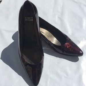 Stuart Weitzman - Tortoise Shell Wedge Heel Pumps